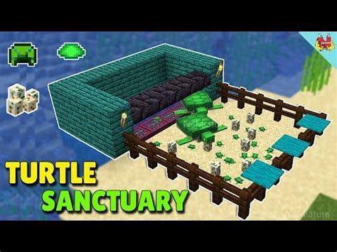 SUPER SIMPLE Turtle Farm for Minecraft (Turtle Scute / Turtle Eggs) - YouTube | Minecraft ...