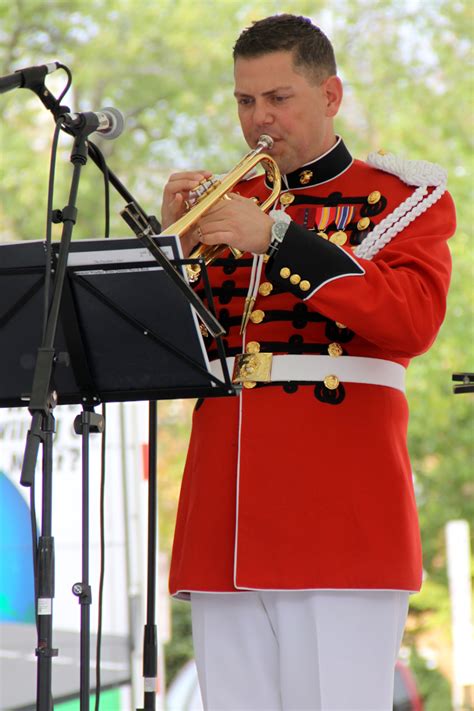 Marine Band Members at Barracks Row Fall Festival