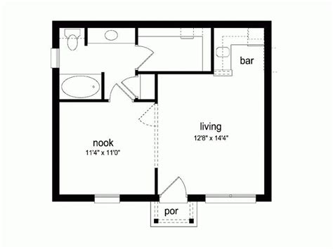 Beautiful One Bedroom Guest House Plans - New Home Plans Design