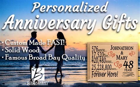 48 Year Anniversary Gift Personalized 48th Wedding Anniversary Present ...