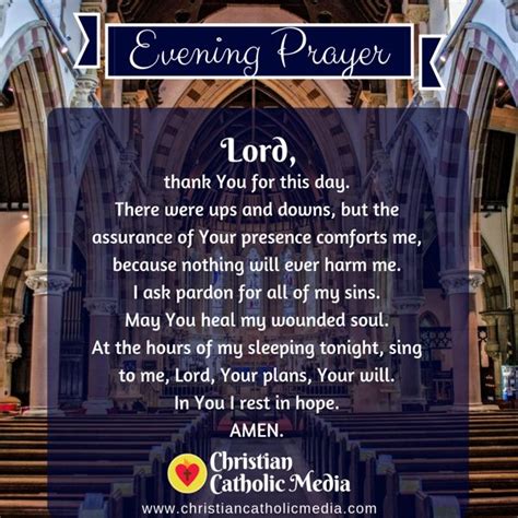 Evening Prayer Catholic Wednesday 9-4-2019 – Christian Catholic Media