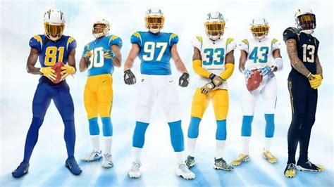 Chargers return to the 60s with powder blue rebrand, and the players ...