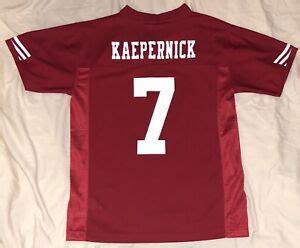 Nike Colin Kaepernick #7 49ers Forty Niners Jersey Youth Size Medium | eBay