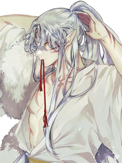 몽글 on Twitter | Inuyasha fan art, Sesshomaru, Anime guys