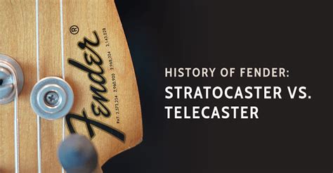 History of Fender: Stratocaster vs. Telecaster - Record Head