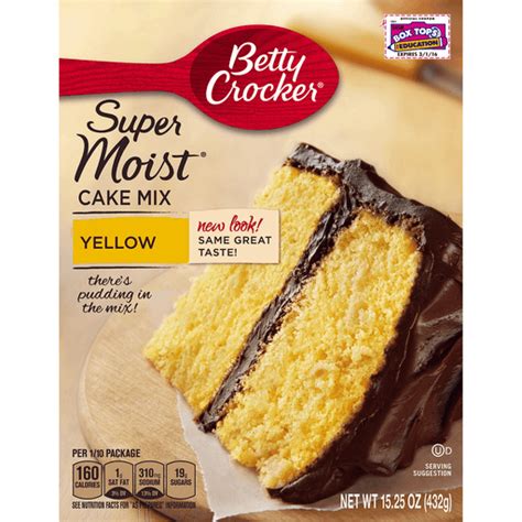 Betty Crocker Super Moist Cake Mix, Yellow | Cake, Cookie & Brownie Mixes | Foodtown