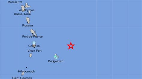 Earthquake in Atlantic Ocean near Barbados Creates Possibility of Local Tsunami | The Weather ...