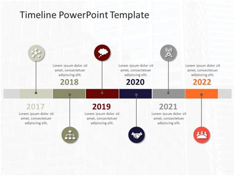 Timeline Graphic For PowerPoint Template