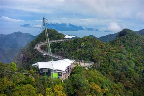 The Langkawi Sky Bridge is Located at Cable-car Ride. Editorial Stock ...