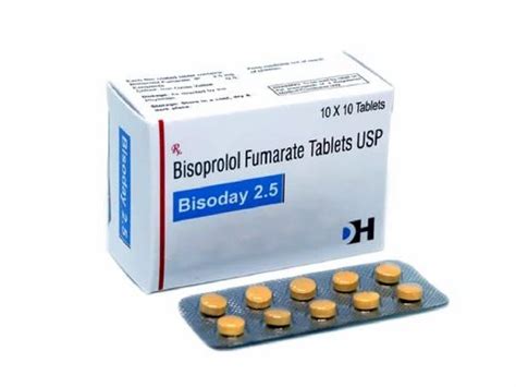 Bisoprolol Fumarate Tablets USP, 2.5 mg at Rs 84.00/box in Faridabad | ID: 2850389506755