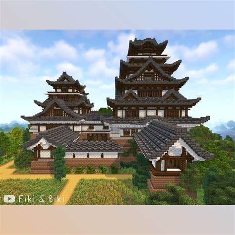 Japanese Castle 🏯 | Minecraft 1.19 | Minecraft japanese house, Minecraft architecture, Minecraft ...