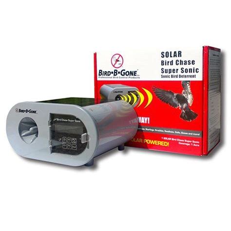 Bird B Gone Solar Bird Chase Super Sonic | Solar, Solar panels for home, Bird deterrents