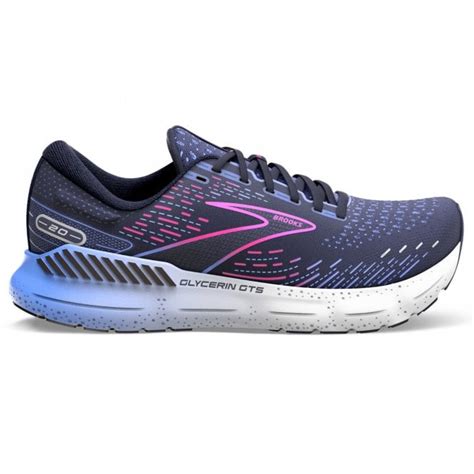 Brooks Womens Glycerin GTS 20 Navy Running Shoes | BMC Sports