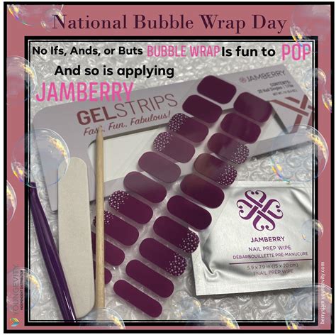 National Bubble Wrap Day and National Plan For A Vacation Day – Berry's Jam