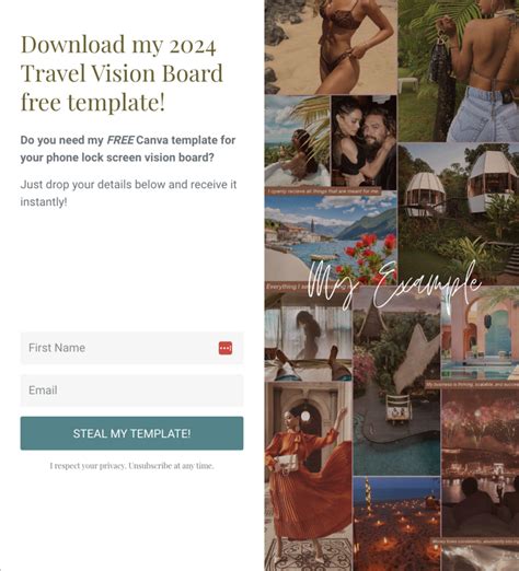 6 Steps to the Perfect Travel Vision Board (Free Template!)