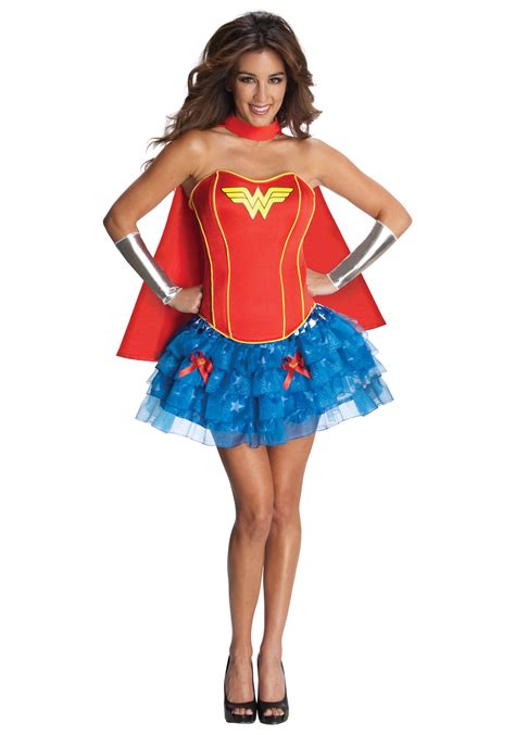 Sexy Wonder Woman Corset Costume