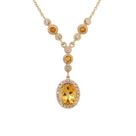 "Golden Honey" Citrine Pendant - Lilliane's Jewelry