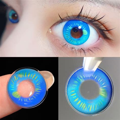 cosplay blue contact lenses (5 pieces) yv31293 – Youvimi