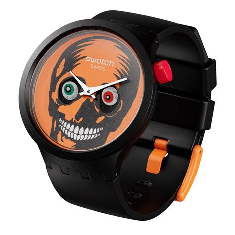 SB03B700 - IT'S SPOOKY TIME - Swatch® United States | Swatch, Swiss watches, Black case