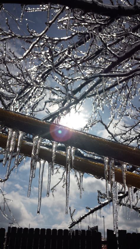 A scenic picture of the aftermath of some wintry weather in Lawton, Oklahoma. Photography by ...