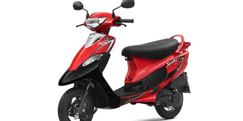 2019 TVS Scooty Pep+ gets New Colors: Revving Red, Glittering Gold ...