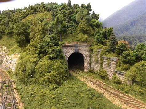 Mountain tunnel right side rework. | The Richlawn Railroad, Art, & Other Stuff | Model railway ...