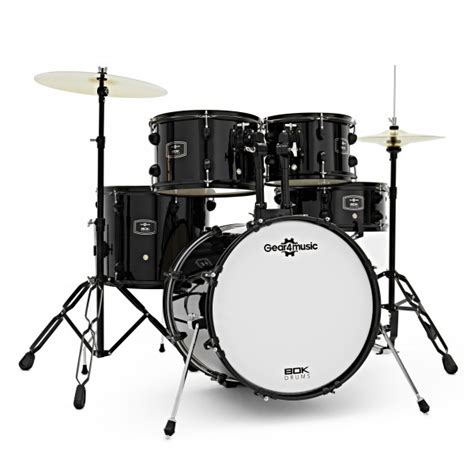 BDK-18 Jazz Drum Kit by Gear4music, Black na Gear4Music.com