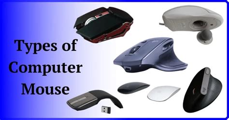 Types of Computer Mouse [More than 15 Mouse Types Explained]