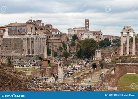 View of Roman Forum from Capitoline Hill Stock Photo - Image of architecture, capitoline: 187025970