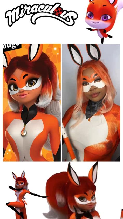 Rena Rouge Cosplay Transition Tutorial Cosplay Transformation Alya Miraculous Ladybug Costume ...