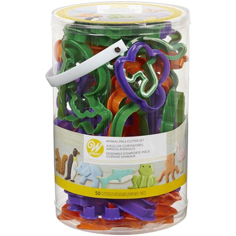 Wilton Animal Cookie Cutter Set, 50-Piece - Walmart.com