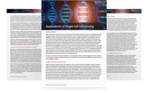 Applications of Single-cell Sequencing