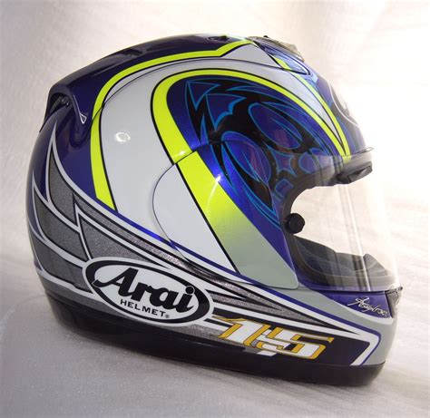 samurai‐bikers: Arai Racing Helmet RX-7 RR4 Sete Gibernau Official replica Telefonica Movistar HONDA