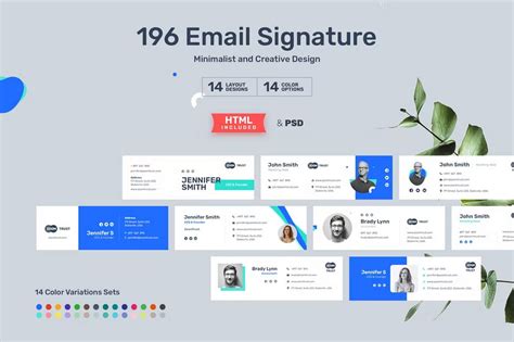 20+ Best Professional Email Footer Signature Templates (+ Free Tips) 2022