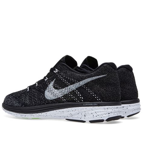 Nike Flyknit Lunar 3 (Black, White & Mid Fog) | END.