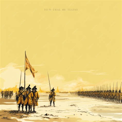 Premium AI Image | Soldiers Marching A Digital Painting Inspired By Dutch Golden Age