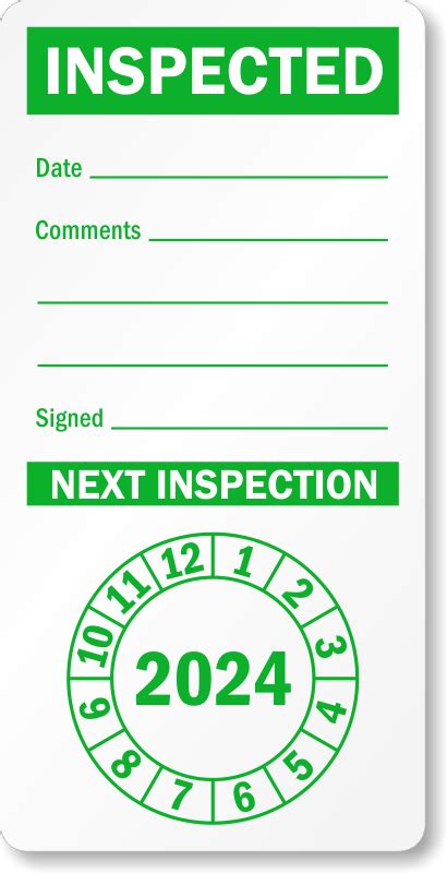 Inspection Stickers & Inspection QC Labels