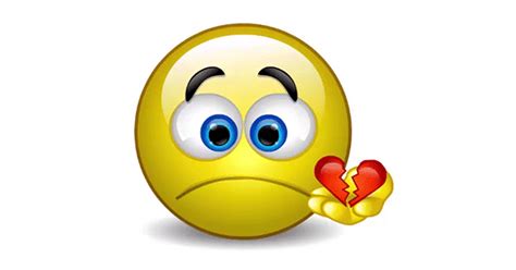 You Broke My Heart - Talking Emoticon | Animated emoticons, Smiley, Funny emoji