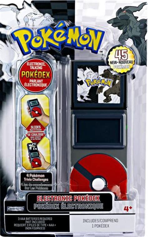 Pokemon Black White Pokedex Electronic Toy Jakks Pacific - ToyWiz