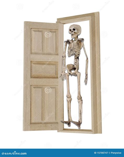 Skeleton in the Closet stock image. Image of entrance - 15700747