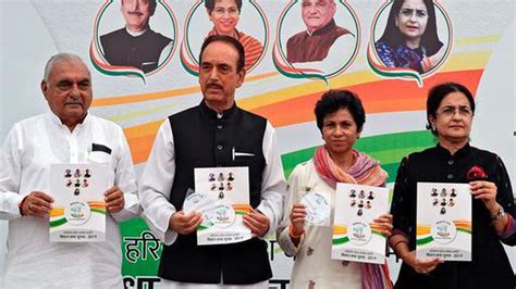 Haryana Assembly polls: Congress releases manifesto with special focus ...