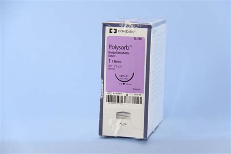 Covidien Suture, CL538, 1, Polysorb undyed 30" HOS-11 cutting - eSutures