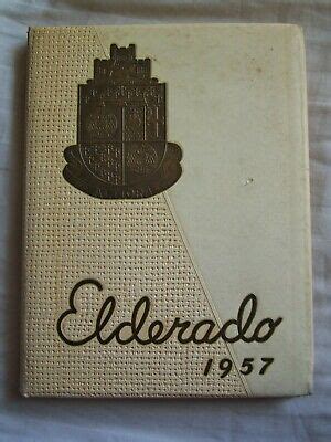 1957 ELDER HIGH SCHOOL YEARBOOK CINCINNATI, OHIO ELDERADO UNMARKED! | eBay