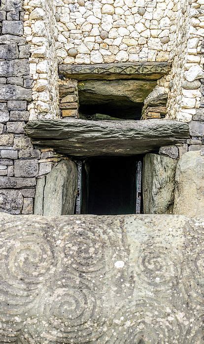 Newgrange Entrance by Elvis Vaughn | Entrance, Masonry, Past