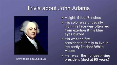 John Adams Presidency Events