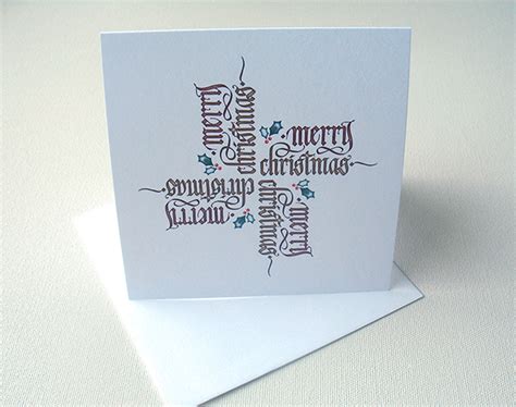 Calligraphy Christmas Cards on Behance