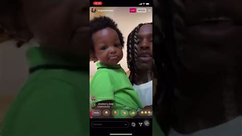 King Von With His Son & Family Back In August - YouTube