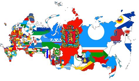 Flag Map Of Russian Empire - Margaret Wiegel