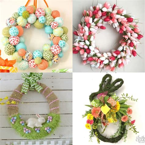 20 DIY Easter Wreath Ideas to Decorate Home - Craftsy Hacks