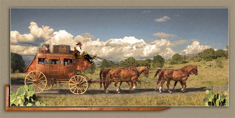 Stagecoach | Oil Painting, Photography and Digital Photo Art by Tom Bender